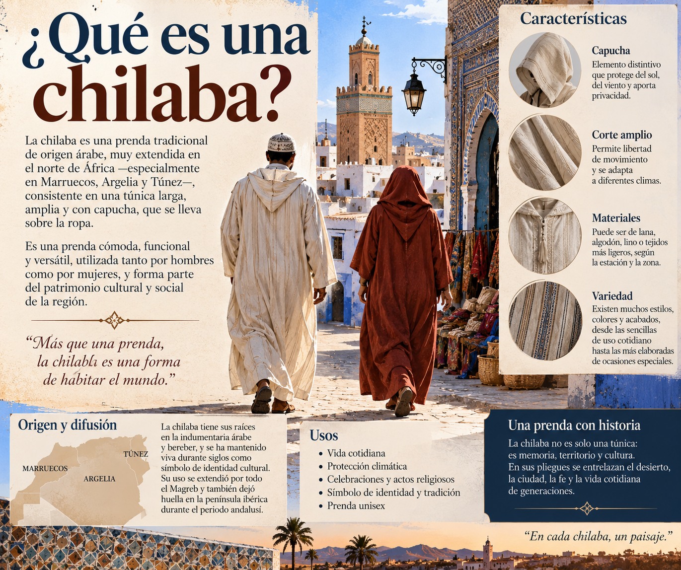 ¿Qué es una chilaba?