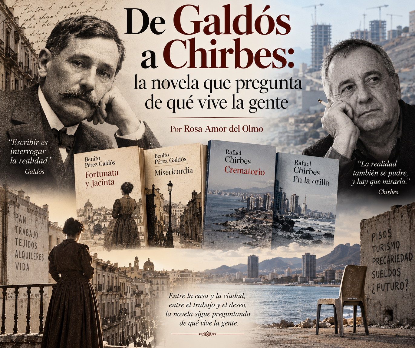 De Galdós a Chirbes: la novela que pregunta de qué vive la gente