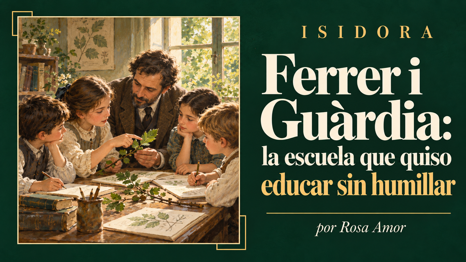 Ferrer i Guàrdia: la escuela que quiso educar sin humillar
